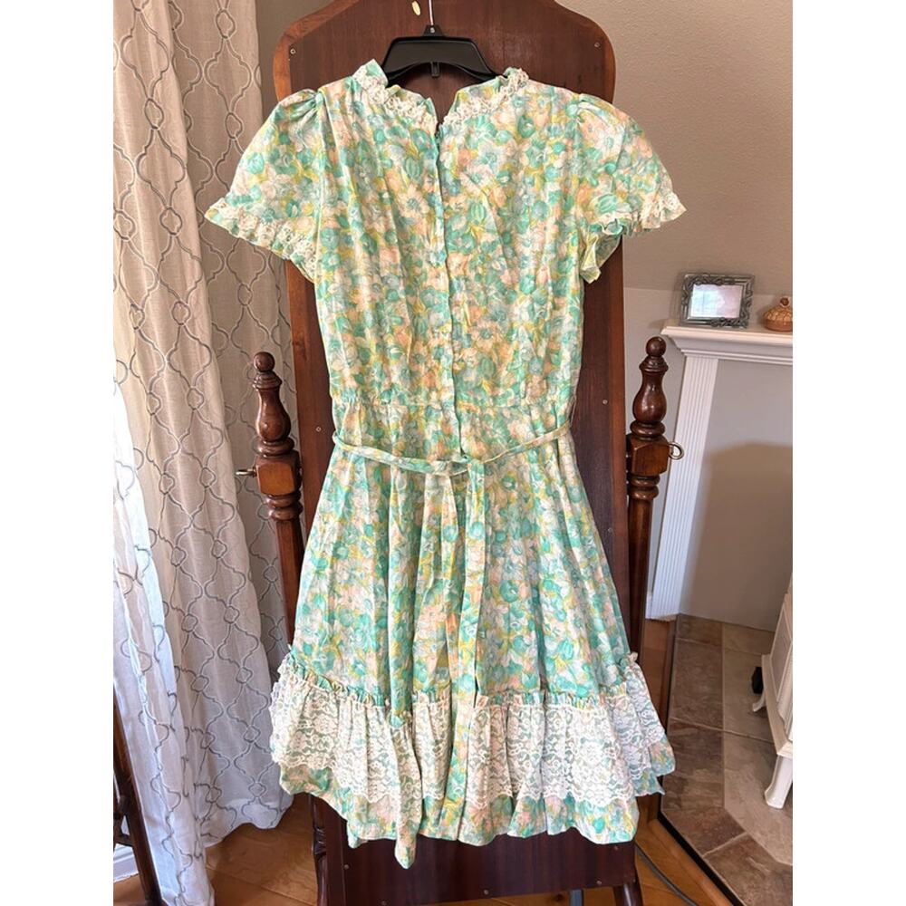 Vintage partners please Square dancing dress small country western floral - Picture 6 of 10